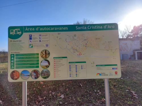 Aire camping-car Área d'Autocaravanes Santa Cristina d'Aro